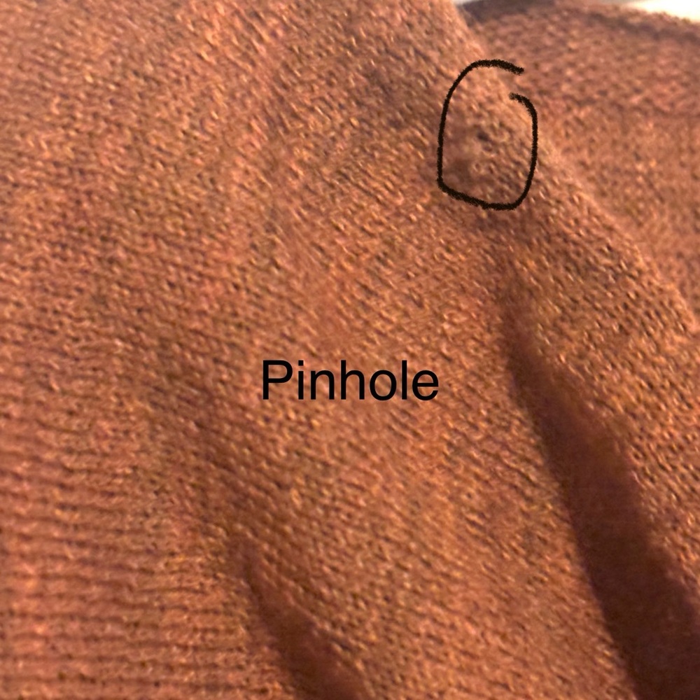 Eileen Fisher Women's Brown 3/4 Sleeve Relaxed 100% WOOL Stretchy Sweater Sz M - Picture 5 of 8